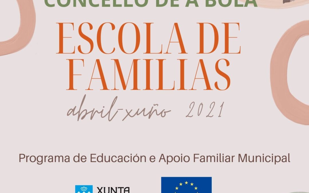 Comezo da 4ª edición da «Escola de Familias 2021» (formato en liña)